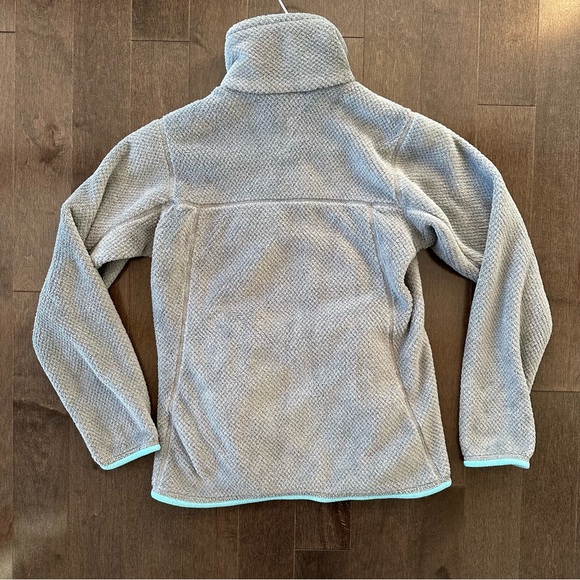 Patagonia Women's Re-Tool Snap-T Pullover Gray Teal Fleece Comfort XS - Picture 10 of 11